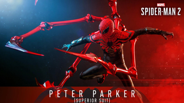 Hot Toys'dan Peter Parker Superior Suit Örümcek Adam figürü